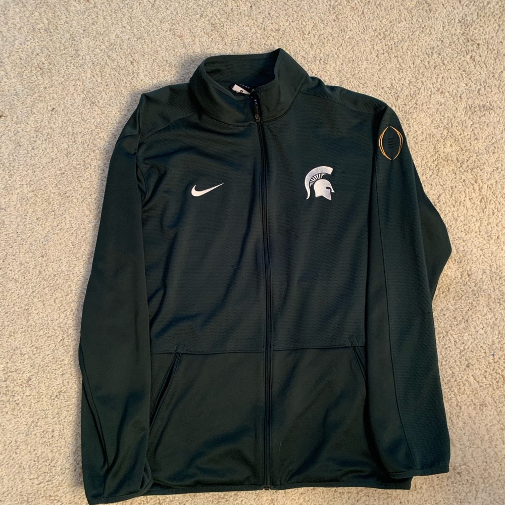 RARE NIKE Michigan state Football College football playoff warm up jacket